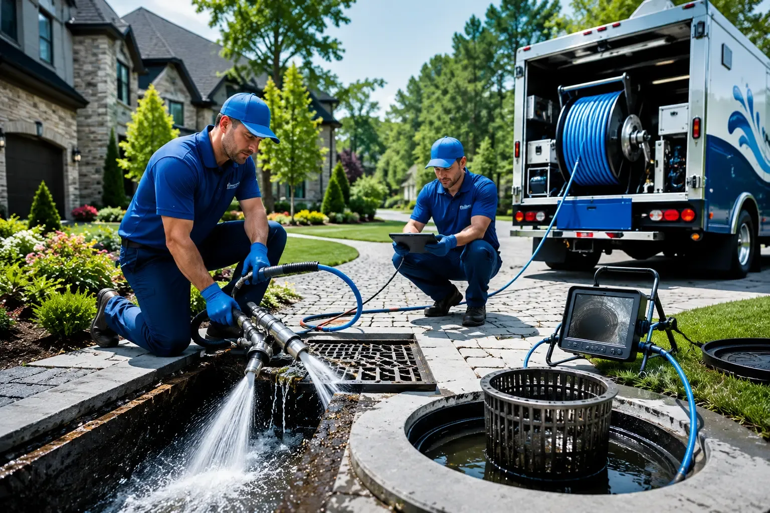Local outdoor drain cleaning professionals in Warrens, WI